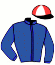 casaque portée par Thomain D. jockey du cheval de course MAJESTIC MAN, information pmu ZETURF