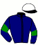 casaque portée par Le Beller T. jockey du cheval de course GRANIT GALAA (FR), information pmu ZETURF
