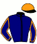 casaque portée par Abrivard A. jockey du cheval de course EMMY JOYEUSE (FR), information pmu ZETURF