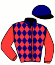 casaque portée par Mottier M. jockey du cheval de course GRAMIGNA DODVILLE, information pmu ZETURF
