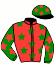 casaque portée par Chavatte A. A. jockey du cheval de course FLEURON D'ALOUETTE (FR), information pmu ZETURF