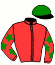 casaque portée par Corbineau Ch. jockey du cheval de course HUGO DE LASSAY (FR), information pmu ZETURF
