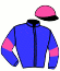 casaque portée par Raffin E. jockey du cheval de course DIAMANT DE LARRE (FR), information pmu ZETURF