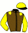 casaque portée par Le Beller B. jockey du cheval de course HARMONY LOVE (FR), information pmu ZETURF