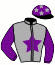 casaque portée par Raffin E. jockey du cheval de course INOUI DANICA (FR), information pmu ZETURF