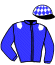 casaque portée par Beaufils Ernault Mme D. jockey du cheval de course FLASH DE VELY (FR), information pmu ZETURF