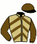 casaque portée par Raffin E. jockey du cheval de course HABIT DE SOIREE (FR), information pmu ZETURF