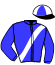casaque portée par Maillard A. G. jockey du cheval de course ESTEBANE SACHA (FR), information pmu ZETURF