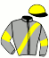 casaque portée par De Jesus Est. jockey du cheval de course GATSBY NOMIS (FR), information pmu ZETURF