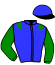 casaque portée par Gendrot A. jockey du cheval de course GEORKY DE MORGANE (FR), information pmu ZETURF