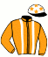casaque portée par Lebourgeois Y. jockey du cheval de course ISLAND BOND (FR), information pmu ZETURF