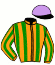 casaque portée par Mauny Mme C. jockey du cheval de course HORTOHN (FR), information pmu ZETURF