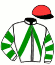 casaque portée par Sevestre R. jockey du cheval de course JOLIE FLEUR OR (FR), information pmu ZETURF