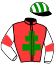 casaque portée par Corbineau Ch. jockey du cheval de course DJOKO MAGIQUE (FR), information pmu ZETURF