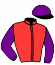 casaque portée par Blandin G. jockey du cheval de course IZACANA LOLALYS (FR), information pmu ZETURF