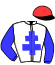 casaque portée par Frecelle Cl. jockey du cheval de course ICARE DE SUCE (FR), information pmu ZETURF