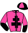 casaque portée par Catel Mar. jockey du cheval de course DOUDOU GLYCINES (FR), information pmu ZETURF