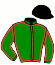 casaque portée par Lecanu F. jockey du cheval de course INTREPIDE BEJI (FR), information pmu ZETURF