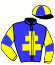 casaque portée par Nivard F. jockey du cheval de course IMOKO AIMEF, information pmu ZETURF