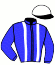 casaque portée par Gelormini G. jockey du cheval de course IMAGE DU RIL, information pmu ZETURF