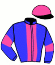 casaque portée par Mottier M. jockey du cheval de course BLOOMER, information pmu ZETURF