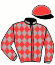 casaque portée par Balu L. jockey du cheval de course HATHOS DEPE, information pmu ZETURF