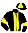 casaque portée par Vassard B. jockey du cheval de course JAGGER DANICA, information pmu ZETURF