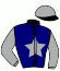 casaque portée par Bazire N. jockey du cheval de course IBERIO, information pmu ZETURF