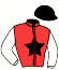 casaque portée par Cive E. jockey du cheval de course KARLOTA DE LA FYE, information pmu ZETURF