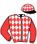 casaque portée par Baude S. jockey du cheval de course HIRONDELLE START, information pmu ZETURF