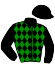 casaque portée par Plard A. jockey du cheval de course HATALANTE DE FLO, information pmu ZETURF