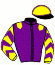 casaque portée par Garandeau A. jockey du cheval de course IGOR DE NEUVILLE, information pmu ZETURF