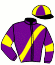 casaque portée par Rochard B. jockey du cheval de course INTREPIDE DESGUI, information pmu ZETURF