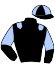 casaque portée par Desmigneux F. jockey du cheval de course KARRY WHITE, information pmu ZETURF