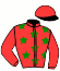 casaque portée par Houyvet S. jockey du cheval de course KASHMIR LONDE, information pmu ZETURF
