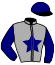 casaque portée par Blandin G. jockey du cheval de course HEVA DES NIELLES, information pmu ZETURF