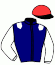 casaque portée par Hocde J. jockey du cheval de course HANNA BRILLOUARD, information pmu ZETURF
