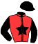 casaque portée par Monthule P. jockey du cheval de course ISYBOY DE CINGLAIS, information pmu ZETURF