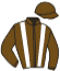 casaque portée par Collette A. jockey du cheval de course GOLD MENCOURT, information pmu ZETURF