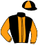 casaque portée par Maillard Jér. P. jockey du cheval de course IDEFIX DHELPA, information pmu ZETURF