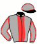 casaque portée par Ligeron G. jockey du cheval de course KID DES MOLLES, information pmu ZETURF