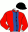casaque portée par Mottier M. jockey du cheval de course KERENE MIXO, information pmu ZETURF