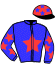 casaque portée par Olivier S. jockey du cheval de course KILIMANDJARO, information pmu ZETURF