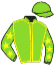 casaque portée par Ricart J. Y. jockey du cheval de course KEV DE JAFA, information pmu ZETURF