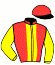 casaque portée par Travert L. jockey du cheval de course JAMBIER, information pmu ZETURF