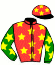 casaque portée par Lebourgeois Y. jockey du cheval de course ISIS DU LEARD, information pmu ZETURF