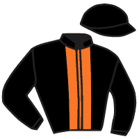 casaque portée par Legros L. J. jockey du cheval de course ITALICA, information pmu ZETURF