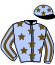 casaque portée par Thoraval Mlle Lis. jockey du cheval de course HANNAH DU BERYL, information pmu ZETURF casaque portée par Thoraval Mlle Lis. jockey du cheval de course HANNAH DU BERYL, information pmu ZETURF