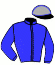 casaque portée par Audebert L. jockey du cheval de course JAYA DES BROUSSES, information pmu ZETURF