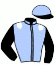 casaque portée par Corbineau Ch. jockey du cheval de course IDEAL DELADOU, information pmu ZETURF